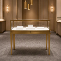 Vitrine à bijoux intelligente préfabriquée GZowin avec éclairage LED, design écologique, vitrine en verre durable pour les bijouteries et les montres
