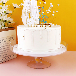 Les fabricants fournissent directement des ornements d'affichage de banquet de restaurant de plateau de gâteau de couverture en <span class=keywords><strong>verre</strong></span> <span class=keywords><strong>transparent</strong></span> - Product Image 6