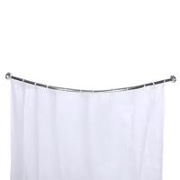 Tringles de Douche Courbées en Alliage d'Aluminium de Haute Qualité, Antirouille, Réglables pour Baignoire