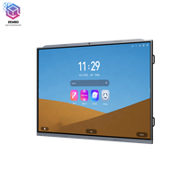 Écran tactile multi-doigts LCD de 65/75/86/98/110 pouces, tableau blanc interactif numérique intelligent pour salle de réunion