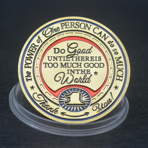 Ci alziamo sollevando altri, grazie, moneta che possiamo fare così tanto per la moneta ispiratrice dei colleghi - Product Image 2