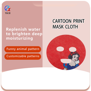 Y154-15 Maschera Facciale in Tessuto di Fibra Vegetale con Stampa Personalizzata di Personaggi <span class=keywords><strong>Cartoon</strong></span> Animali Divertenti e Carini - Product Image 4