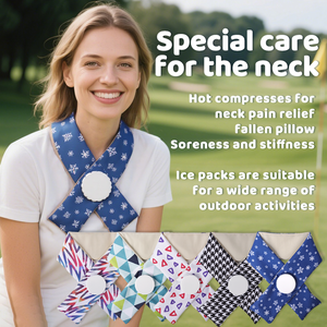 Kustom pola berbeda bahan TPU kantung air leher pembungkus leher es untuk Spondylosis tengkuk. - Product Image 4