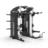 Appareil de musculation multifonctionnel commercial : Smith Machine, Power Rack et Crossover à câbles tout-en-un