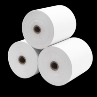 Rouleau de papier thermique LITAI 57 mm - 57x40 mm, simple couche, sans BPA, 70 g, blanc, 100 % pâte de bois, impression numérique, durée de conservation de 5 ans, en vrac