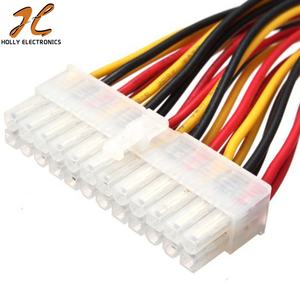 Cable <span class=keywords><strong>de</strong></span> Extensión <span class=keywords><strong>de</strong></span> Alimentación ATX <span class=keywords><strong>de</strong></span> 24 Pines Macho a Hembra para Computadora, 30 cm, Certificado RoHS, Conector <span class=keywords><strong>de</strong></span> PVC+<span class=keywords><strong>Cobre</strong></span>, Longitud Personalizable, HOLLY - Product Image 5