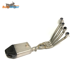 Système d'échappement complet en acier inoxydable pour Honda CBR650R CB650R CBR650F <span class=keywords><strong>CB650F</strong></span>, pièces de moto, échappement avant de haute qualité - Product Image 6