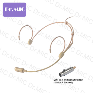 DH-F01C Unidirectional tai nghe <span class=keywords><strong>Microphone</strong></span> cho giai đoạn biểu diễn phỏng vấn và giảng dạy với <span class=keywords><strong>3</strong></span> <span class=keywords><strong>pin</strong></span> AKG <span class=keywords><strong>Adapter</strong></span> - Product Image 3