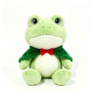 Peluche grenouille personnalisée, Grenouille en peluche, Peluche grenouille mignonne, Peluche grenouille de Noël, Grenouille en peluche assise - Product Image 5