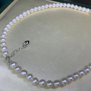 Collier Empress Dowager de la série Saturne, style tendance avec des perles de 8 à 9 mm, légèrement proches de l'parfait - Product Image 4