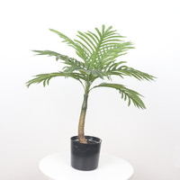 Palmiers artificiels en pot et palmiers à noix de bétel de 65 cm, aspect naturel, plantes en plastique pour décoration intérieure/extérieure, directement de l'usine