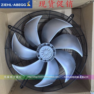 พัดลมแบบแกน Ziehl-Abegg ขนาด 12 นิ้ว ใบพัดพลาสติก 2900 รอบต่อนาที ลูกปืนแบบลูกกลิ้ง สีดำ ชนิดคาปาซิเตอร์ - Product Image 4