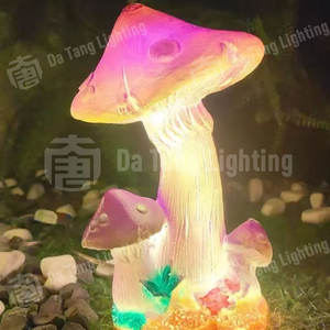 Luz decorativa para jardín con diseño de hongos brillantes, IP65, para eventos nocturnos en el jardín. - Product Image 2