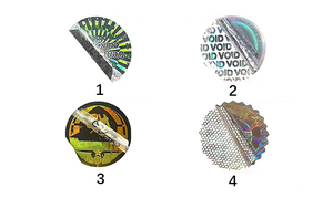 Nhà Sản Xuất Tùy Chỉnh <span class=keywords><strong>3D</strong></span> Void Holography An Ninh Nhãn Vinyl Cho Bù Đắp Giấy Các Tông Kraft Giấy Tráng Giấy Tấm Ban - Product Image 6