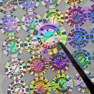 Cartoon Special-shaped Holographic Adhesive Stickers Customized Logo Card Head Individually Packaged Full Cut Photo <b>Frame</b> Use - Product Image 6