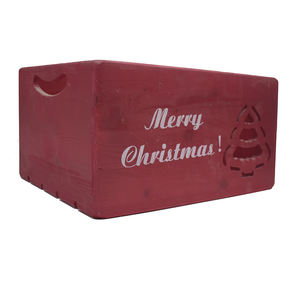 Noël décoratif en bois pomme caisse en bois boîte <span class=keywords><strong>à</strong></span> la main décor <span class=keywords><strong>pas</strong></span> <span class=keywords><strong>cher</strong></span> en bois pomme <span class=keywords><strong>caisses</strong></span> de stockage - Product Image 1