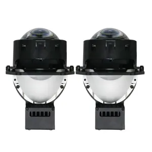 Farol de led para motocicleta, farol de led para motocicleta, 75w 6000k, design de marca, 3 polegadas, a11 max, bi