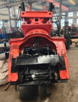 Marteau vibrant hydraulique à inclinaison de 45 degrés pour travaux de canalisations longues