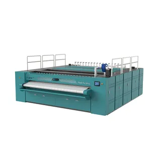 Sábana comercial Lino flatwork prensa plegable máquina de planchar planchadora