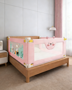 <span class=keywords><strong>Barrière</strong></span> <span class=keywords><strong>de</strong></span> <span class=keywords><strong>lit</strong></span> pour tout-petits ElsaBaby 2,2 m <span class=keywords><strong>rose</strong></span>, <span class=keywords><strong>barrière</strong></span> <span class=keywords><strong>de</strong></span> sécurité pliable pour les voyages, pour les enfants <span class=keywords><strong>de</strong></span> 0 à 3 ans, panneau en maille, norme européenne, respectueuse <span class=keywords><strong>de</strong></span> l'environnement - Product Image 1