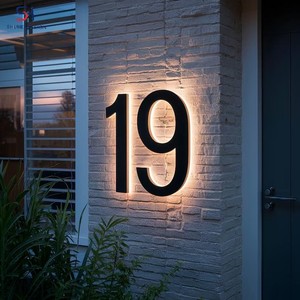 Nouveauté 2026 : Enseigne LED métallique rétroéclairée sur mesure avec numéros pour événements <span class=keywords><strong>de</strong></span> remise <span class=keywords><strong>de</strong></span> diplômes, anniversaires et mariages - Product Image 3