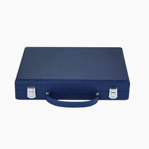 <strong>Personalised</strong> Suede Interior Leather Backgammon Board Handmade Colorful PU Leather Backgammon Kid Adult Gift Board Game - Product Image 2