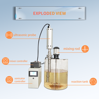 Équipement multifonctionnel d'extraction ultrasonique de champignons machine d'extraction de champignons homogénéisateur ultrasonique