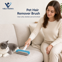Brosse anti-poils 3 en 1 pour animaux de compagnie, manche long, nettoyeur de peluches pour canapé, lit, couverture, meubles, outil de nettoyage des poils de chat et de chien