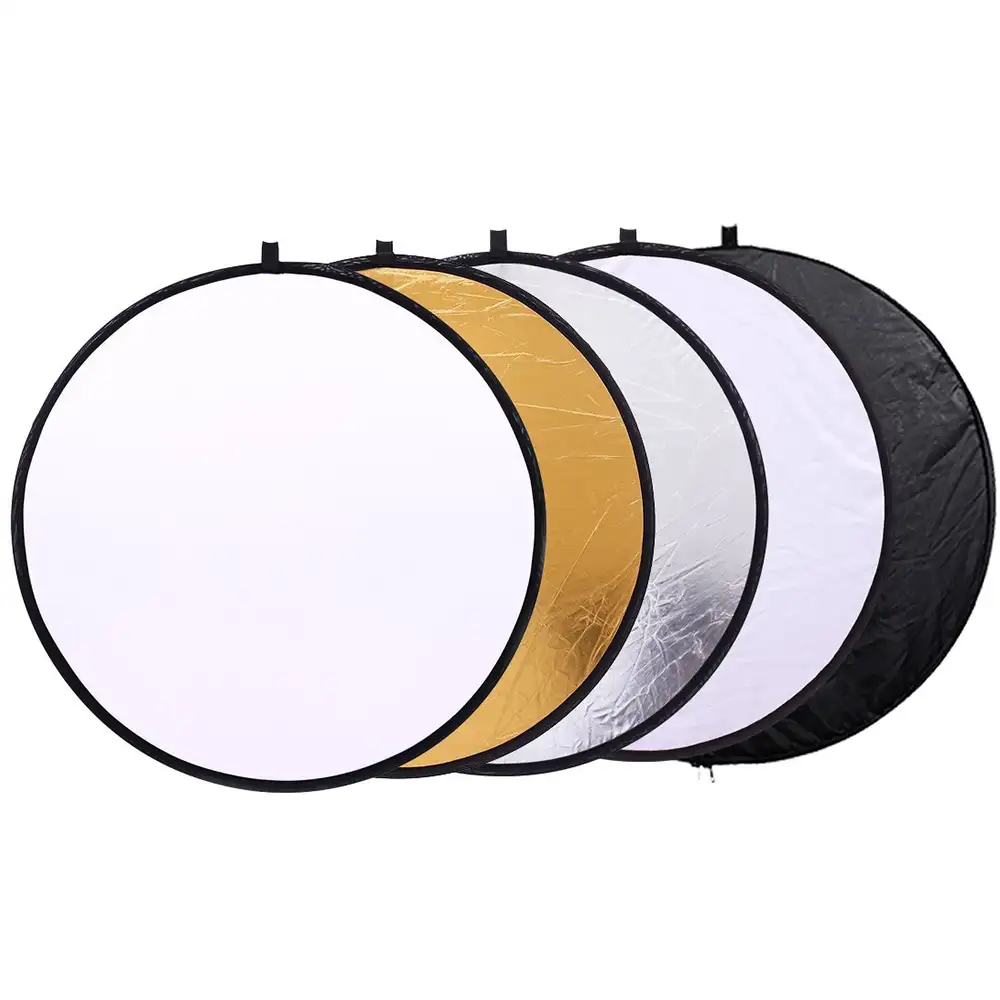 32" (80cm) 5-in-1 Photography Reflector Light Photography Multi-Disc Collapsible Photo Reflector