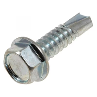 Vis autoperceuses pour tôles 10 mm C1022A, tête hexagonale en plastique M5/M6/M4/M2 pour le vissage en système métrique