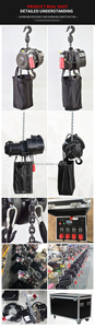 Polipasto Eléctrico de Cadena DY+ 1T Ideal para Cambios de Escenario Frecuentes y Ajustes Dinámicos en la Montaje de Escenarios en Eventos en Vivo. - Product Image 6