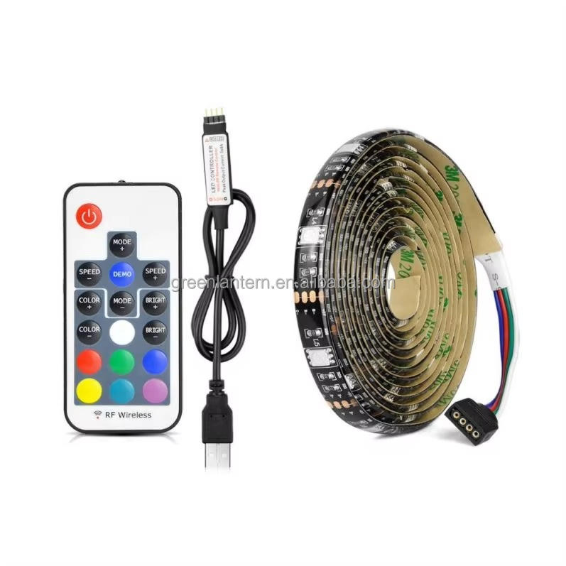 USB LED strip with 17 key remote
