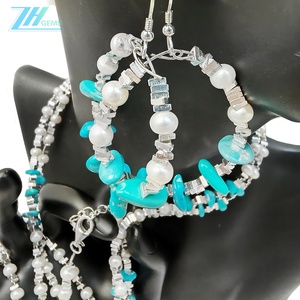 <span class=keywords><strong>Perles</strong></span> <span class=keywords><strong>précieuses</strong></span> avec ensemble de conformité turquoise naturelle Bracelet en argent S925 <span class=keywords><strong>Perles</strong></span> en argent en cadeau - Product Image 5