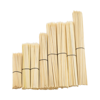 Brochettes en bambou de qualité supérieure pour accessoires d'extérieur jetables, bâtonnets pour collations, bâtonnets pour la réalisation de bouquets de plantes, brochettes de jardin pour barbecue