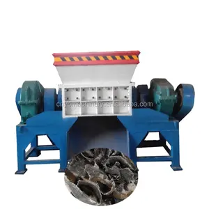 Hot Selling Heavy Duty Tobacco Cutting Waste Tire Tree Leaves Shredder Machine Small Plastic Black Electric Diesel Engine Yibao