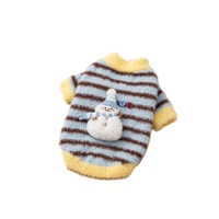Nouveaux vêtements pour chien, pull chaud d'hiver et d'automne à motif bonhomme de neige pour animaux de compagnie de petite et moyenne taille