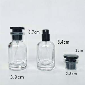 Custom <b>30ml</b> 50ml 100ml Round Glass <b>Perfume</b> <b>Bottle</b> with Pump Sprayer Luxury Packaging Including Customized Box - Product Image 3