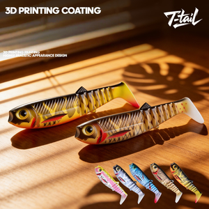 Nouvelle Leurre Souple Multi-Articulée à Queue en T Imprimée en 3D 2026, 7,5 cm 6g, Nage Réaliste, Oscillation Haute Fréquence, pour Eau Douce et Salée - Product Image 2