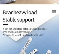 Support portable pour ordinateur portable en alliage d'aluminium, support pliable pour ordinateur portable, base pour tablette, support de refroidissement pour Macbook, accessoires informatiques