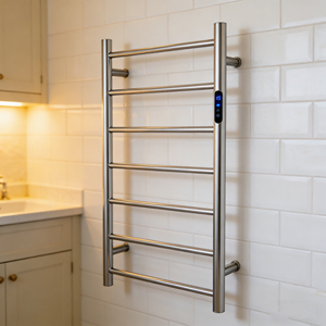 <span class=keywords><strong>Toallero</strong></span> Eléctrico de Acero Inoxidable para Baño de Hotel <span class=keywords><strong>con</strong></span> Control de Temperatura, <span class=keywords><strong>Termostato</strong></span> y Pantalla <span class=keywords><strong>Digital</strong></span> - Product Image 2