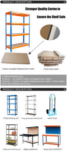 أرفف أسلاك معدنية معتمدة من <span class=keywords><strong>NSF</strong></span> بأربع طبقات ، أرفف تجارية عالية الارتفاع قابلة للتعديل ، أرفف - Product Image 3