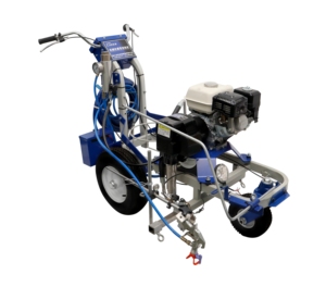 High Quality 6.5HP <b>Gasoline</b> Engine Cold Spray Paint Machine Hand-Push Cold Airless Spraying Pavement Road Line Marking Machine - Product Image 1