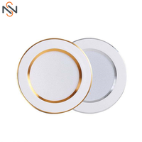 Plafonnier LED encastré pour la maison, lumière ultra-mince pour salon et couloir, trou de 7,5 cm