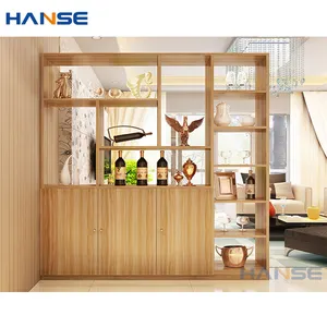 Easy-to-Assemble Living Room Divider Cabinet Designs with Spacious