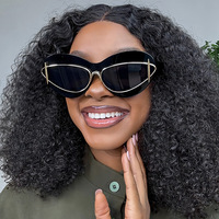 Dernières lunettes de soleil de marque de luxe à la mode, lunettes surdimensionnées, verres UV400, lunettes de soleil œil de chat, lunettes de soleil de créateur pour femmes
