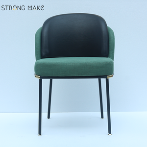 Nordic Restaurant Furniture <strong>Mid</strong> <strong>Century</strong> Modern Luxury Metal Legs Blue Velvet <strong>Dining</strong> Room <strong>Chairs</strong> for <strong>Dining</strong> <strong>Table</strong> - Product Image 4