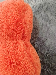Wholesale Heart Shape Direct Factory Soft PV Plush Fur Cushion Shaggy Hug <strong>Snuggle</strong> <strong>Pillow</strong> for Resell - Product Image 4