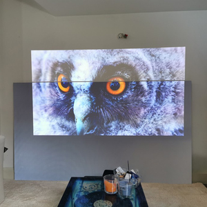 Pantalla de Proyección de <span class=keywords><strong>Pared</strong></span> de 84 Pulgadas de Plegado Rápido, Pantalla de Proyección de PVC ALR Reflectante para Uso Diurno, Relación de Aspecto 16:9, para Cine en Casa y Exteriores, 1 Año de Garantía - Product Image 6