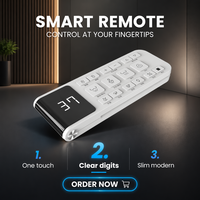 Control Remoto RF de 16 Teclas y Código Variable de 433MHz, Alcance de 20m para Abridor de Puerta de Garaje, Carcasa Personalizada OEM/ODM, Suministro de Fábrica