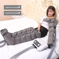 Masseur de pieds et de jambes à compression d'air à ondes complètes à 6 chambres, prix d'usine, pour la circulation sanguine